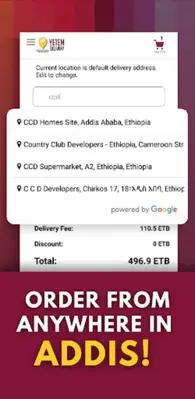 Yetem Delivery android App screenshot 0